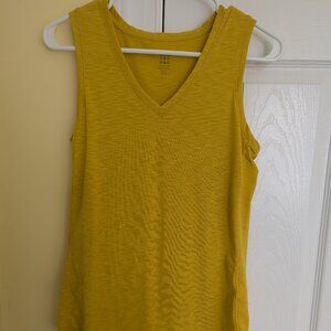 Title Nine Henerala V Neck Tank - yellow - XS